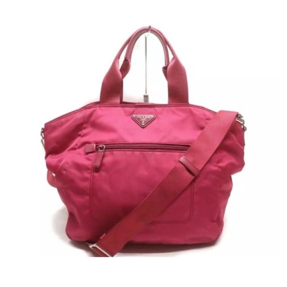 Authentic Prada Handbag, Crossbody Bag, Travel Bag, Tote, with crossbody strap - Picture 6 of 11